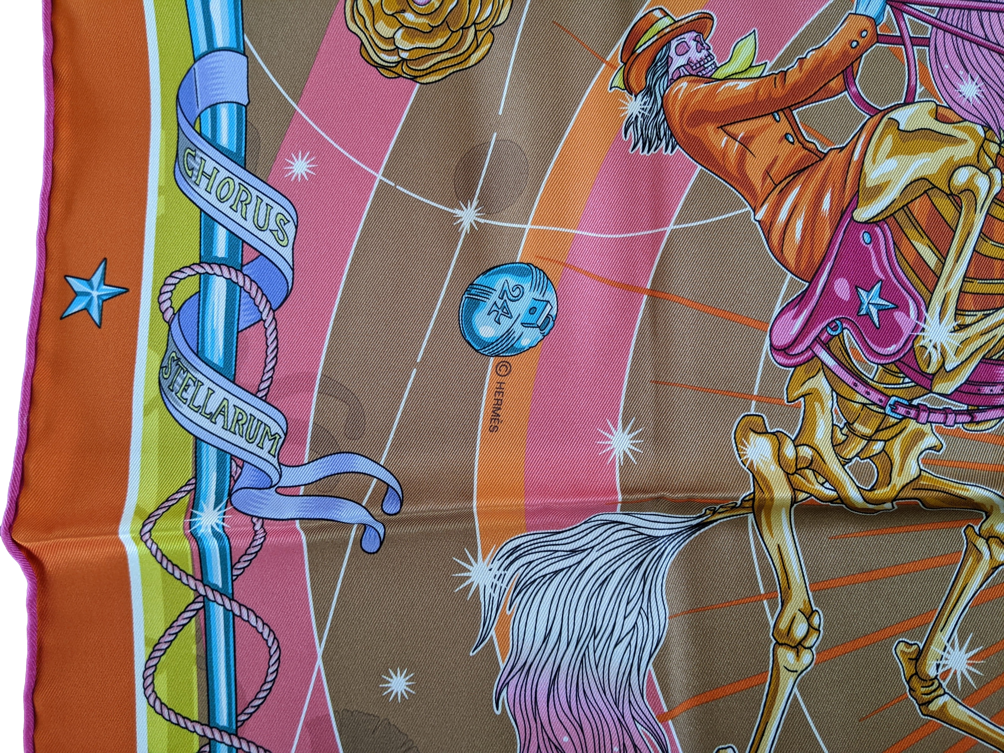 HERMES CHORUS STELLARUM (JUT22) Vintage Silk 70 x 70 cm