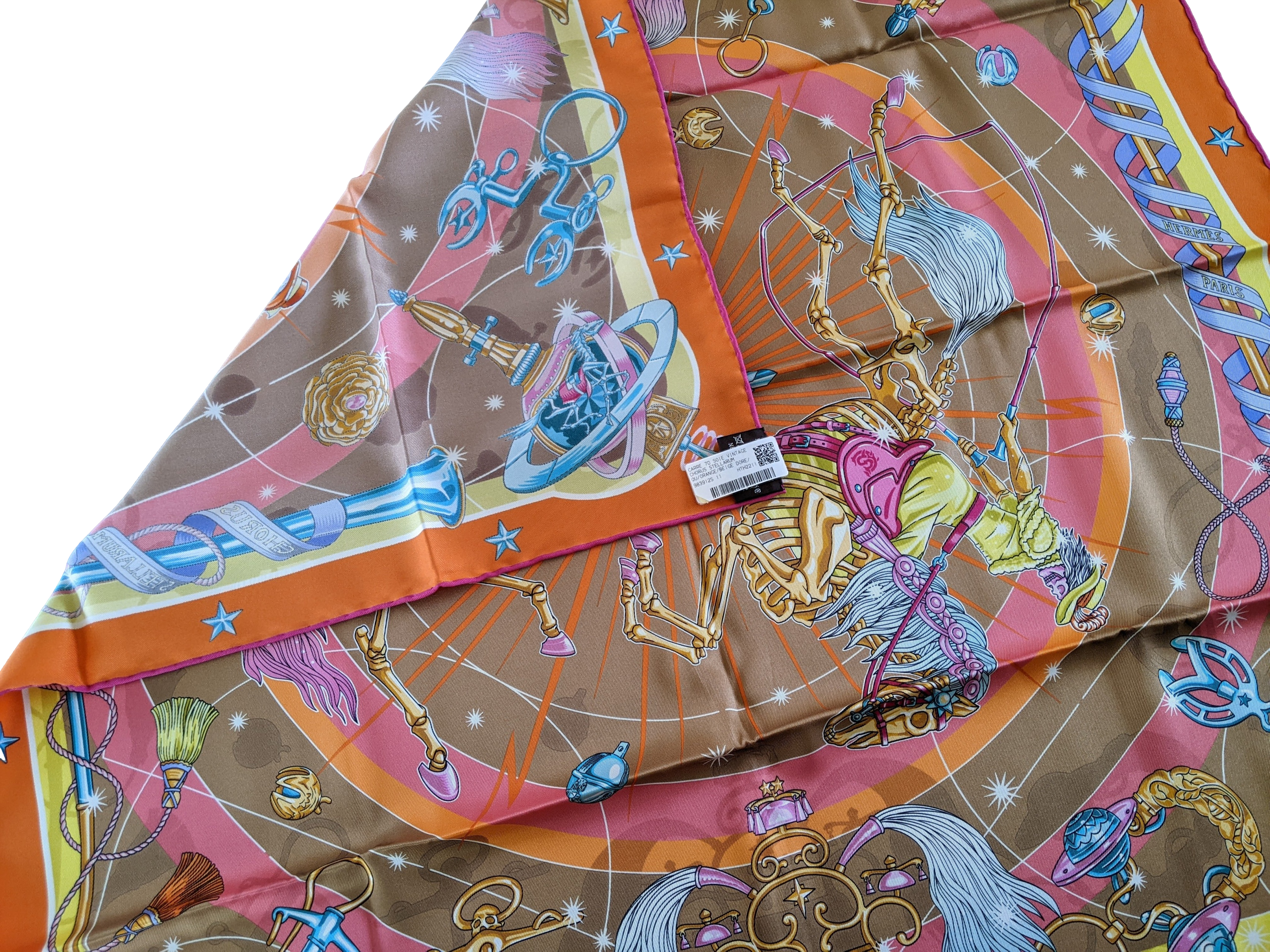 HERMES CHORUS STELLARUM (JUT22) Vintage Silk 70 x 70 cm