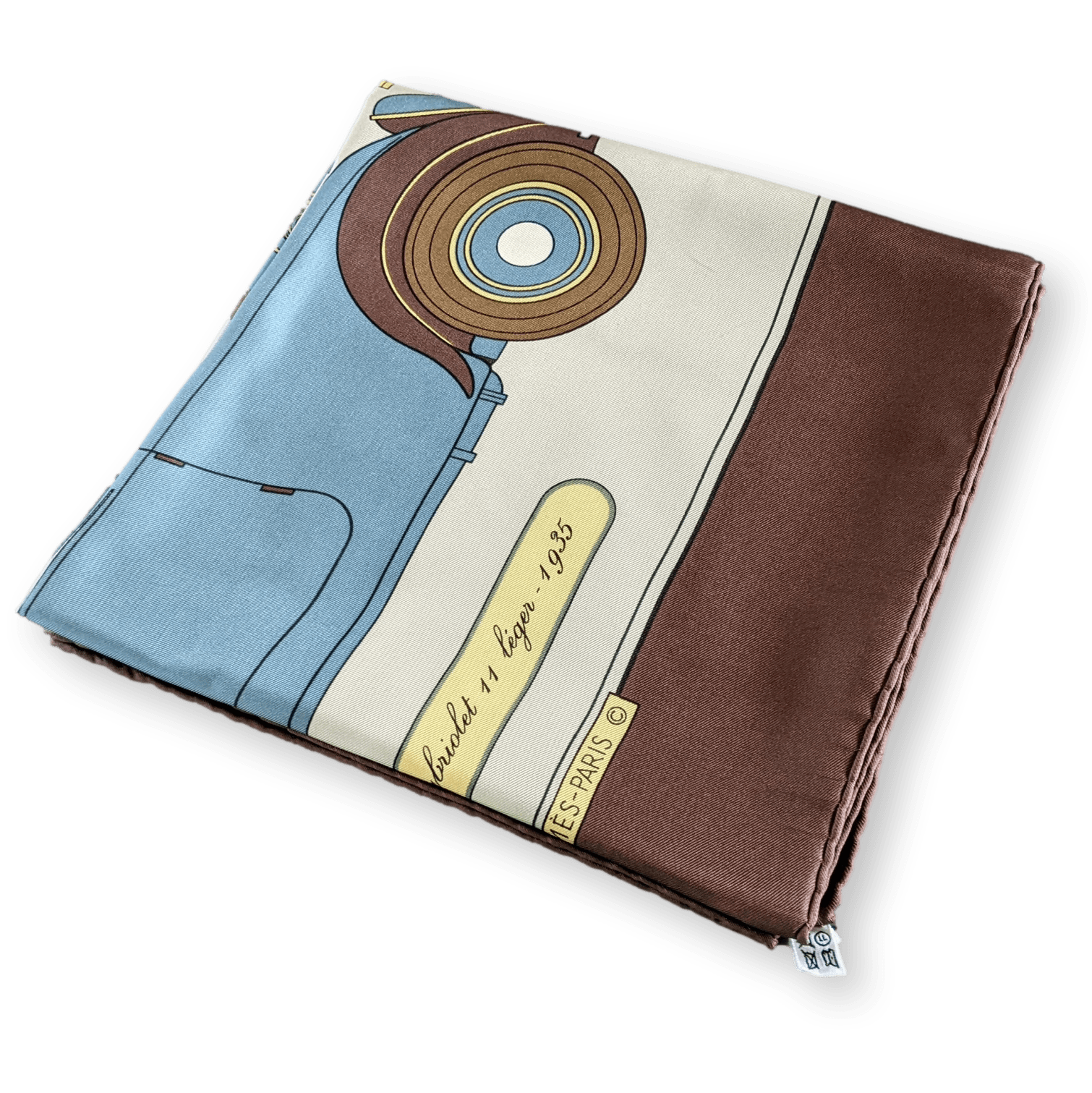 HERMES 1960s Celadon CITROEN Special & Limited Edt Twill 90 x 90 cm