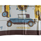 HERMES 1960s Celadon CITROEN Special & Limited Edt Twill 90 x 90 cm