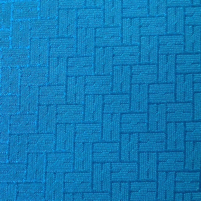 Hermes Cobalt Blue NEW FACONNEE Jacquard Twill Silk Tie 8 cm, NWT in Pochette! - poupishop