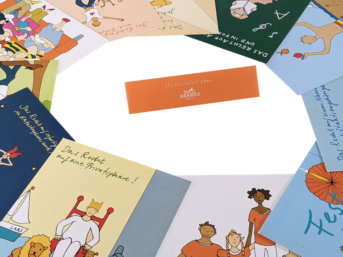 HERMES Collector's Postal Card Set 