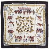 Hermes 1998 Special Issue 100 Jahre Aachen- Laurensberger Rennverein CONCOURS HIPPIQUE by Lamotte Twill 90cm