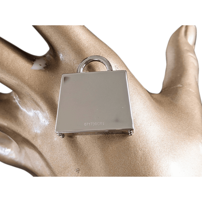 HERMES Blue "Curiosite Kelly Laque H Vibration" Charm