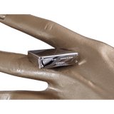 HERMES Blue "Curiosite Kelly Laque H Vibration" Charm