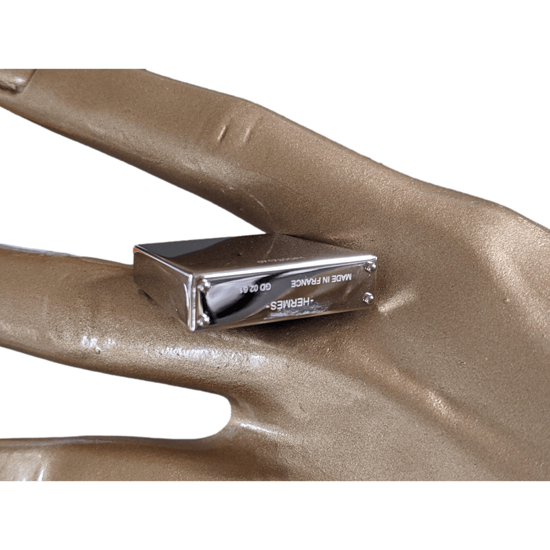 HERMES Blue "Curiosite Kelly Laque H Vibration" Charm