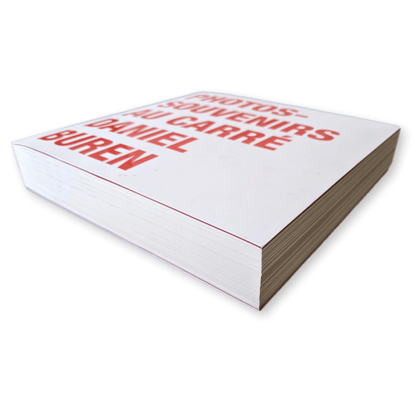HERMES X DANIEL BUREN Photos-Souvenris au Carre Book