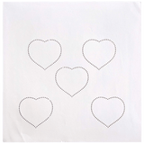 HERMES De Tout Coeur Heart Stickers Sheet