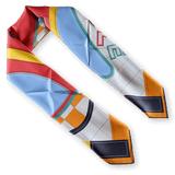 HERMES - Double Face Tapis de Selle - Twill Silk Scarf 90