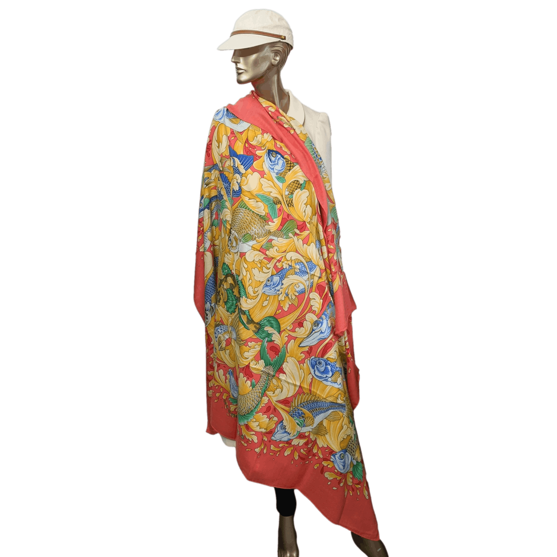 HERMES Ecume Shawl 140 Cashmere & Silk