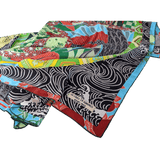 HERMES 2012 Ex-Libris en Kimonos Cashmere Shawl 140 x 140 cm