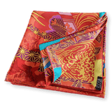 HERMES 2011 Ex Libris en Kimonos by Anamporphee Silk Twill Scarf 90 x 90 cm