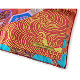 HERMES 2011 Ex Libris en Kimonos by Anamporphee Silk Twill Scarf 90 x 90 cm