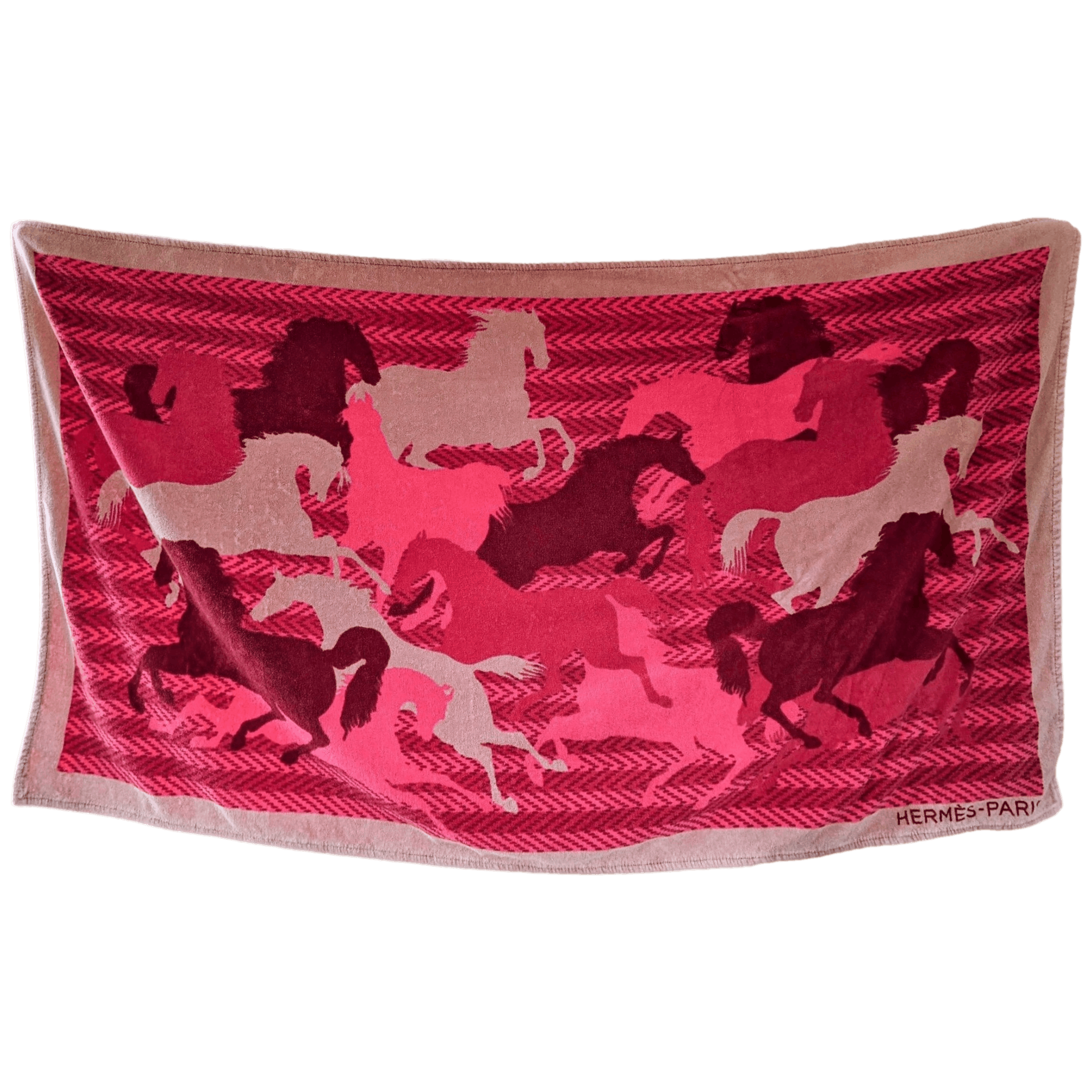 HERMES Ex Libris en Camouflage Beach Towel 90 x 150 cm
