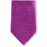 HERMES Faconnee Jacquard Twill Silk Tie 8 cm Violet