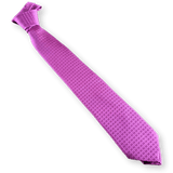 HERMES Faconnee Jacquard Twill Silk Tie 8 cm Violet