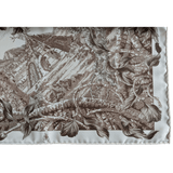 HERMES 2008 Fantaisie Pittoresque by Francoise Houtin Twill Scarf 90 x 90 cm