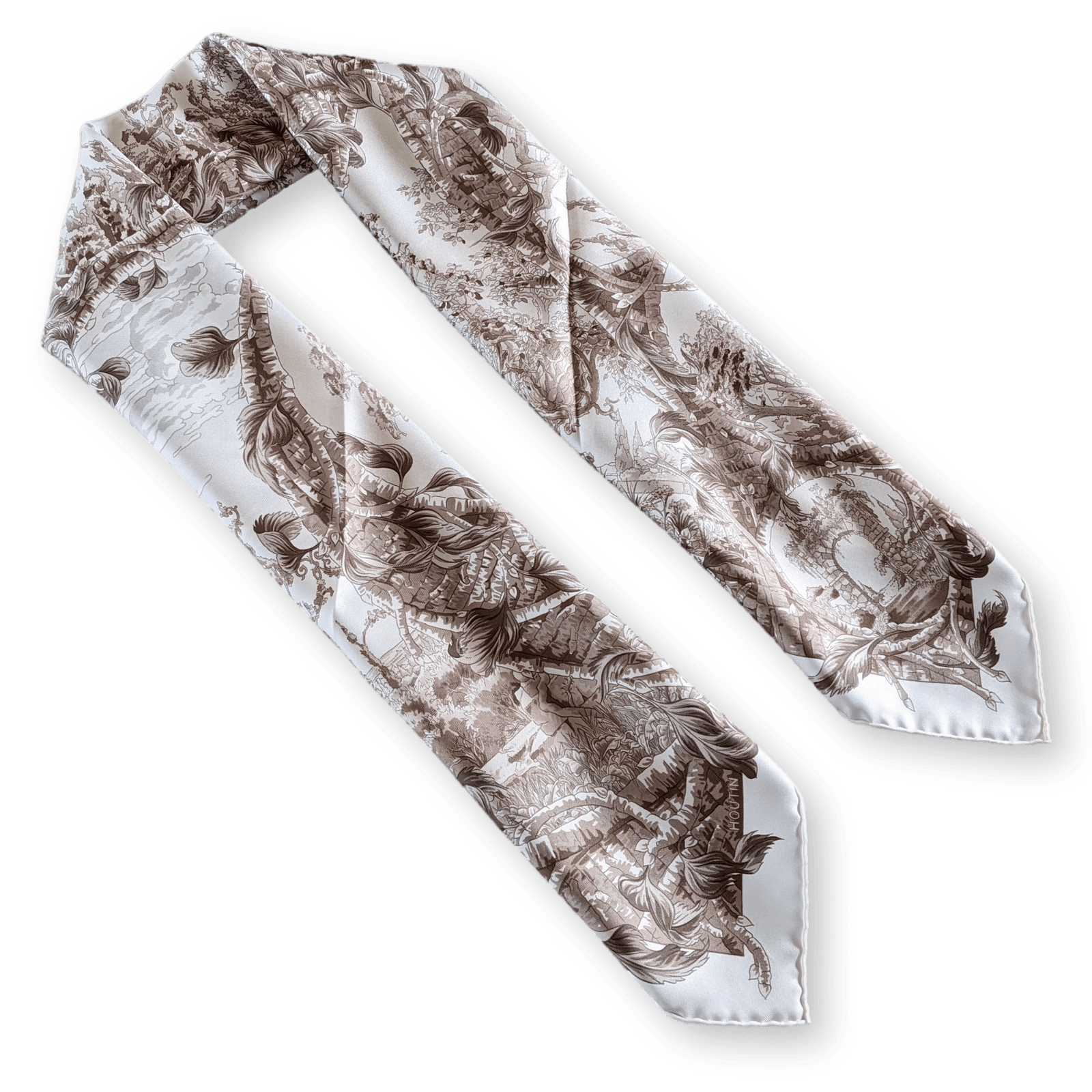 HERMES 2008 Fantaisie Pittoresque by Francoise Houtin Twill Scarf