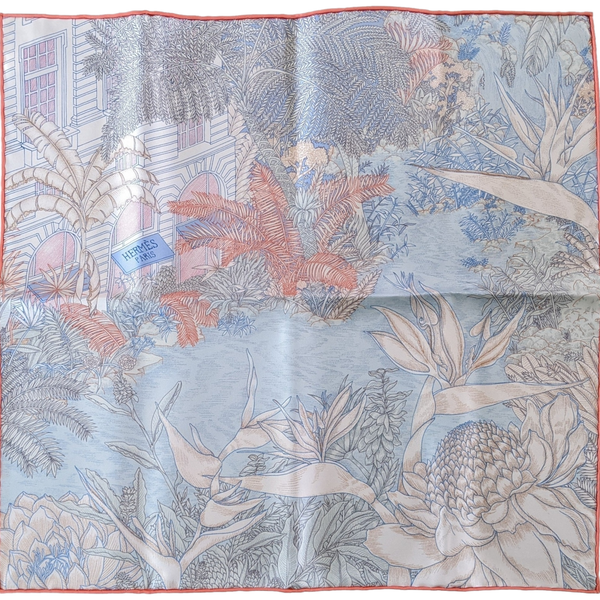 Hermes Milan Faubourg Tropical Twill Scarf