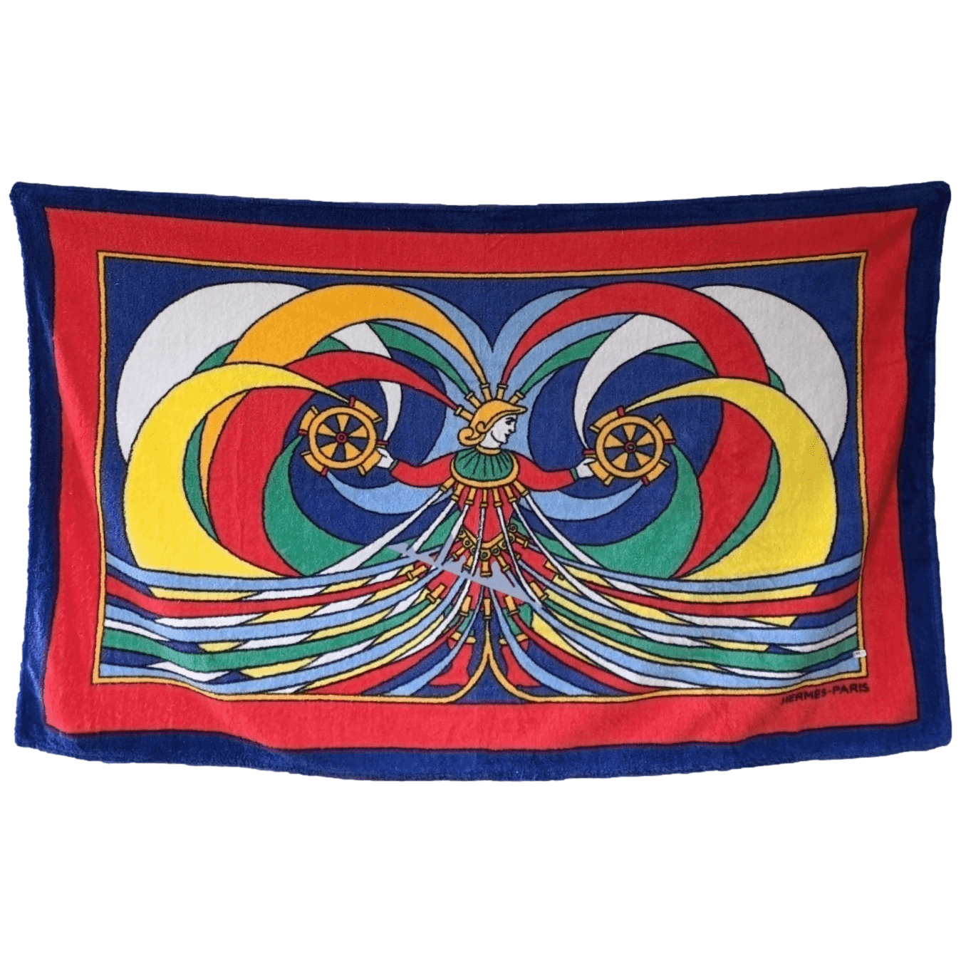 HERMES Feux d'Artifice Special Issue Tapis de Plage Terry Beach Towel 90 x 150 cm