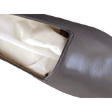 HERMES Elegant Gris Etain Nappa GASPARD Men's Mocassins Shoes