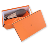 HERMES Elegant Gris Etain Nappa GASPARD Men's Mocassins Shoes