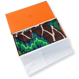 HERMÈS Girafes The Three Graces by Alice Shirley Cashmere Silk Shawl 140