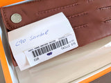 Hermes [GL01] Women's Santal Glace Lambskin GANTS FEMME NERVURES DROITES Gloves Sz 075, BNWTIB! - poupishop