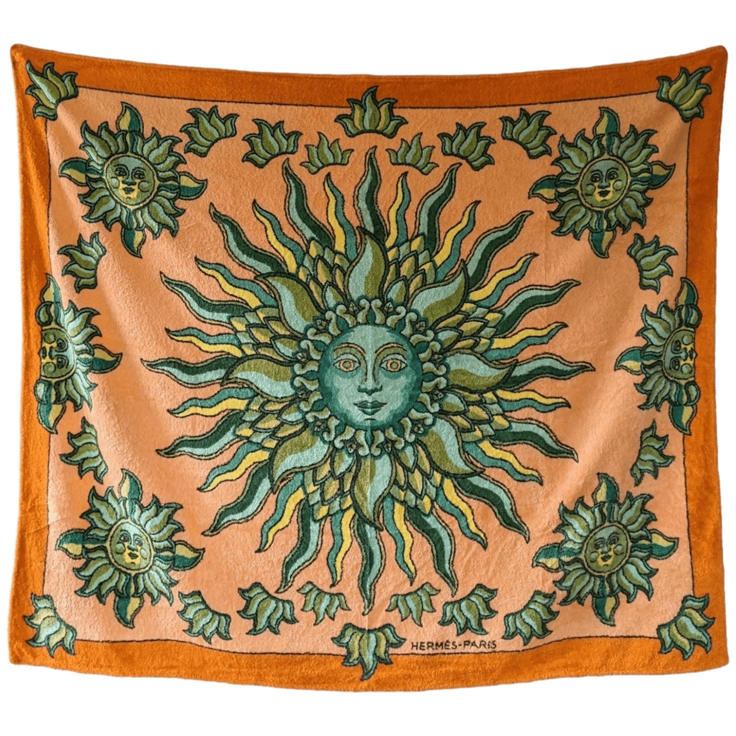 HERMES Gloria Soli Vintage Terry Beach Towel XXL 150 x 220 cm