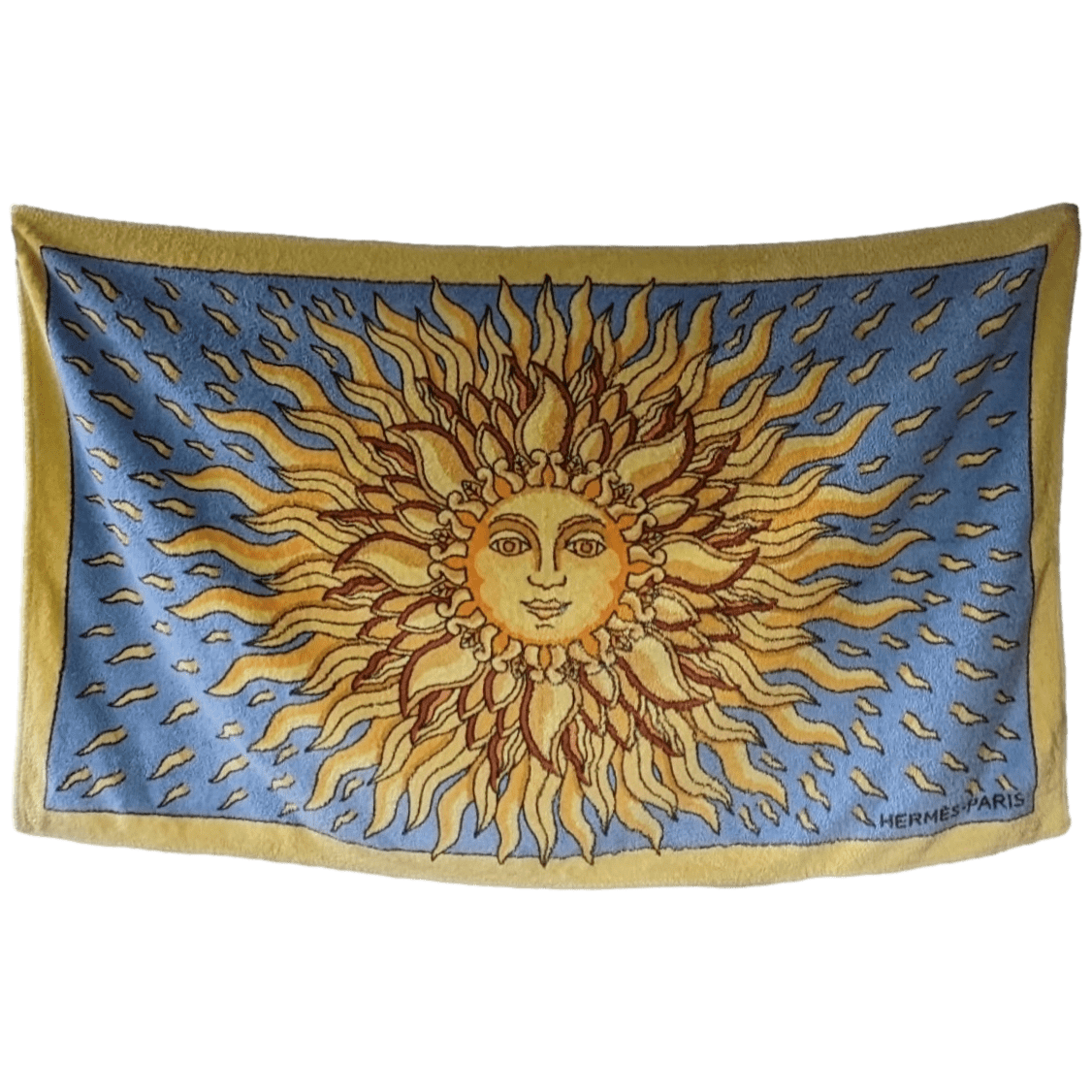 HERMES GLORIA SOLI Terry Beach Towel 90 x 150 cm