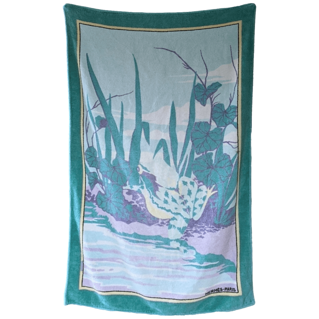 HERMES Grenouille  Beach Towel 90 x 150 cm