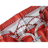 HERMES - 1998 Societe Suisse France 100th Anniversary - Henri d’Origny - Twill Silk Scarf 90 cm