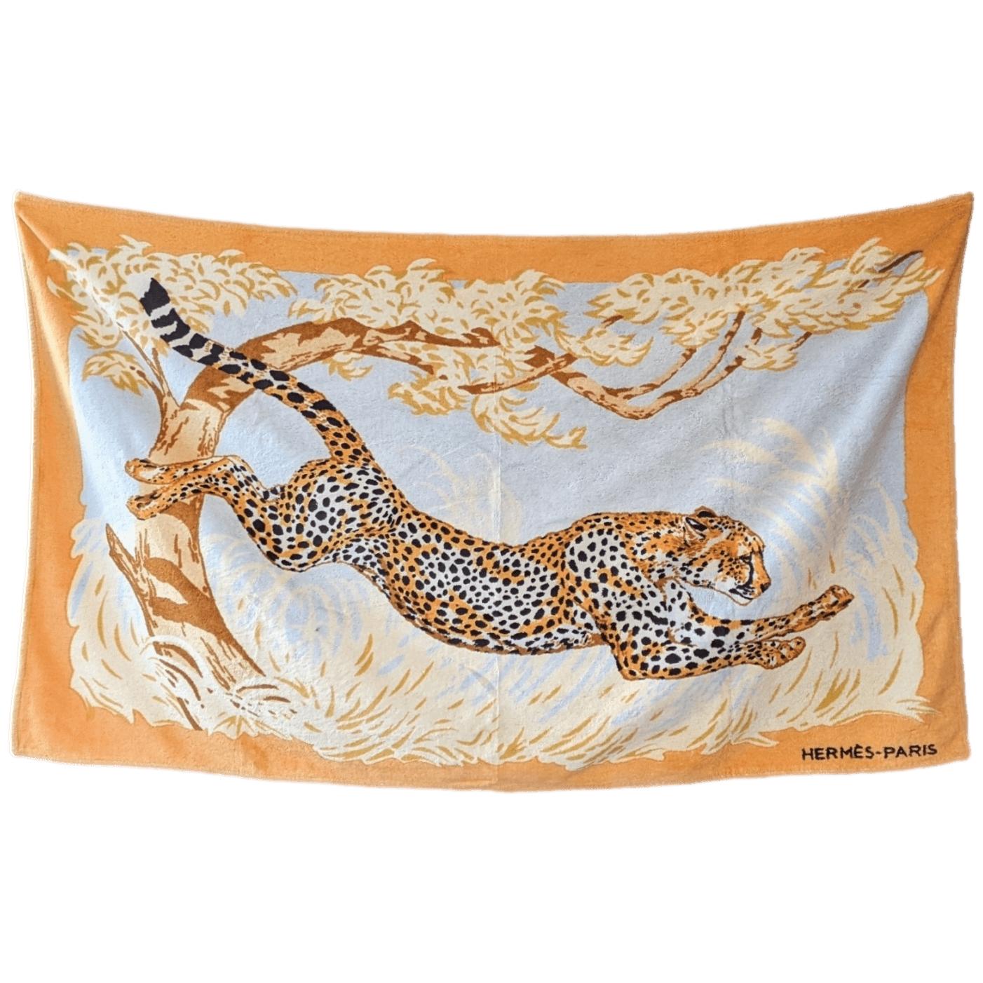 HERMES Guepard Beach Towel - Drap de Plage 90 x 150 cm