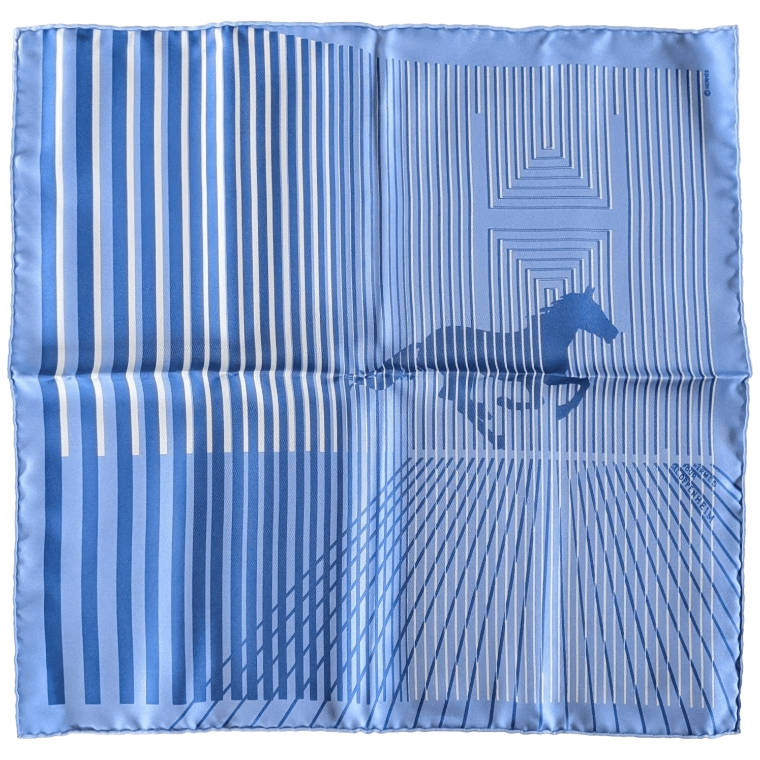 HERMES H AU GALOP - SAL OPPENHEIMER Special Issue Twill Gavroche Carre 45 x 45 cm