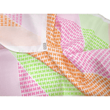 Hermes 2005 Rose/Green/Orange H en Biais Twill 90cm