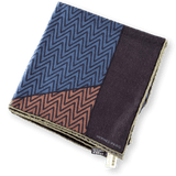 Hermes Men's Brown/Kaki/Lie de Vin HARNAIS DE CABRIOLET 70% Cashmere Carre H 100 cm