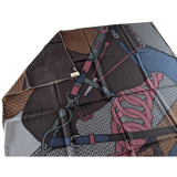 Hermes Men's Brown/Kaki/Lie de Vin HARNAIS DE CABRIOLET 70% Cashmere Carre H 100 cm