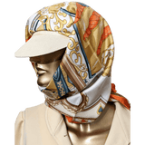 HERMES Harnais de Coeur Twill 90 Scarf 