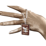 HERMES Rare Vintage Horse Enamel Keyring Porte-Clefs 