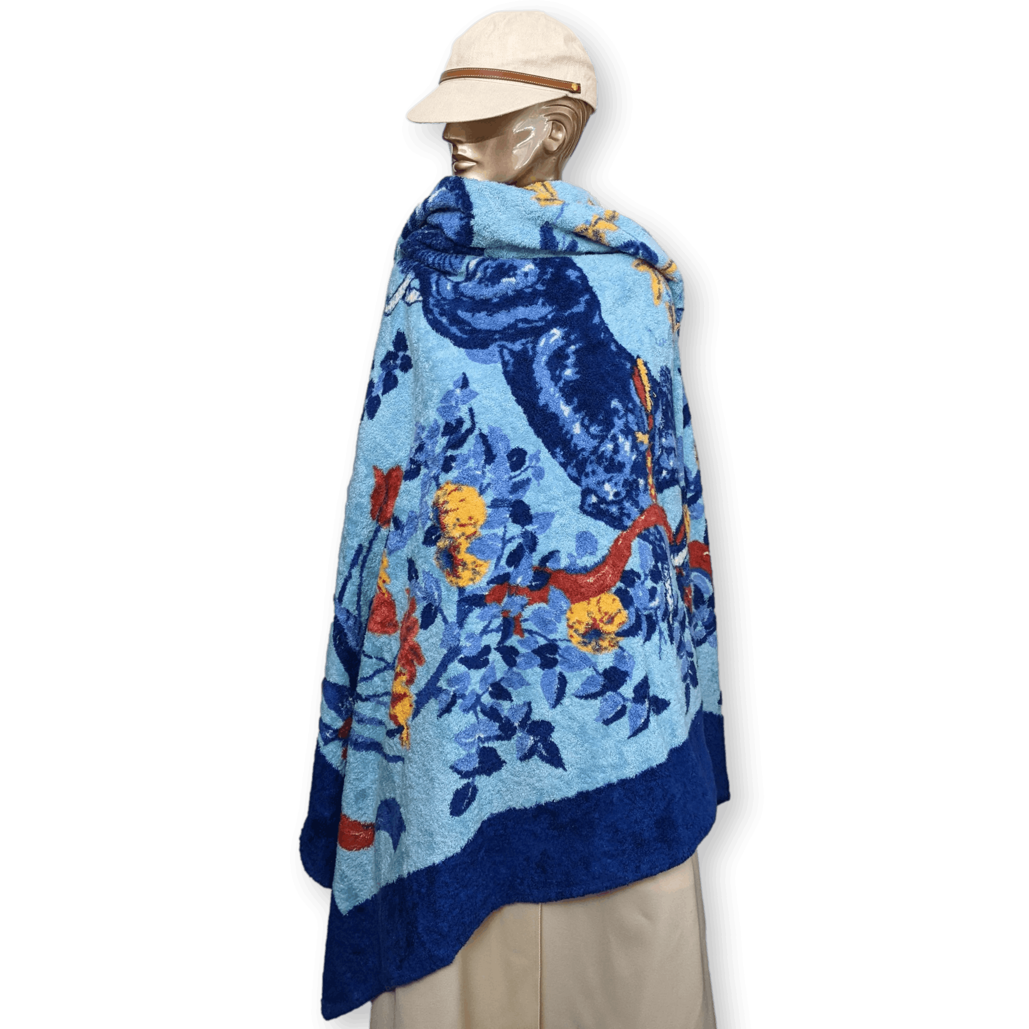 HERMES Horses XXL Twin Beach Towel Cotton 140 x 160 cm