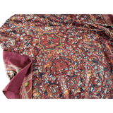 HERMES Jardins d'Armenie by Karen Petrossian Cashmere Shawl 140 x 140 cm