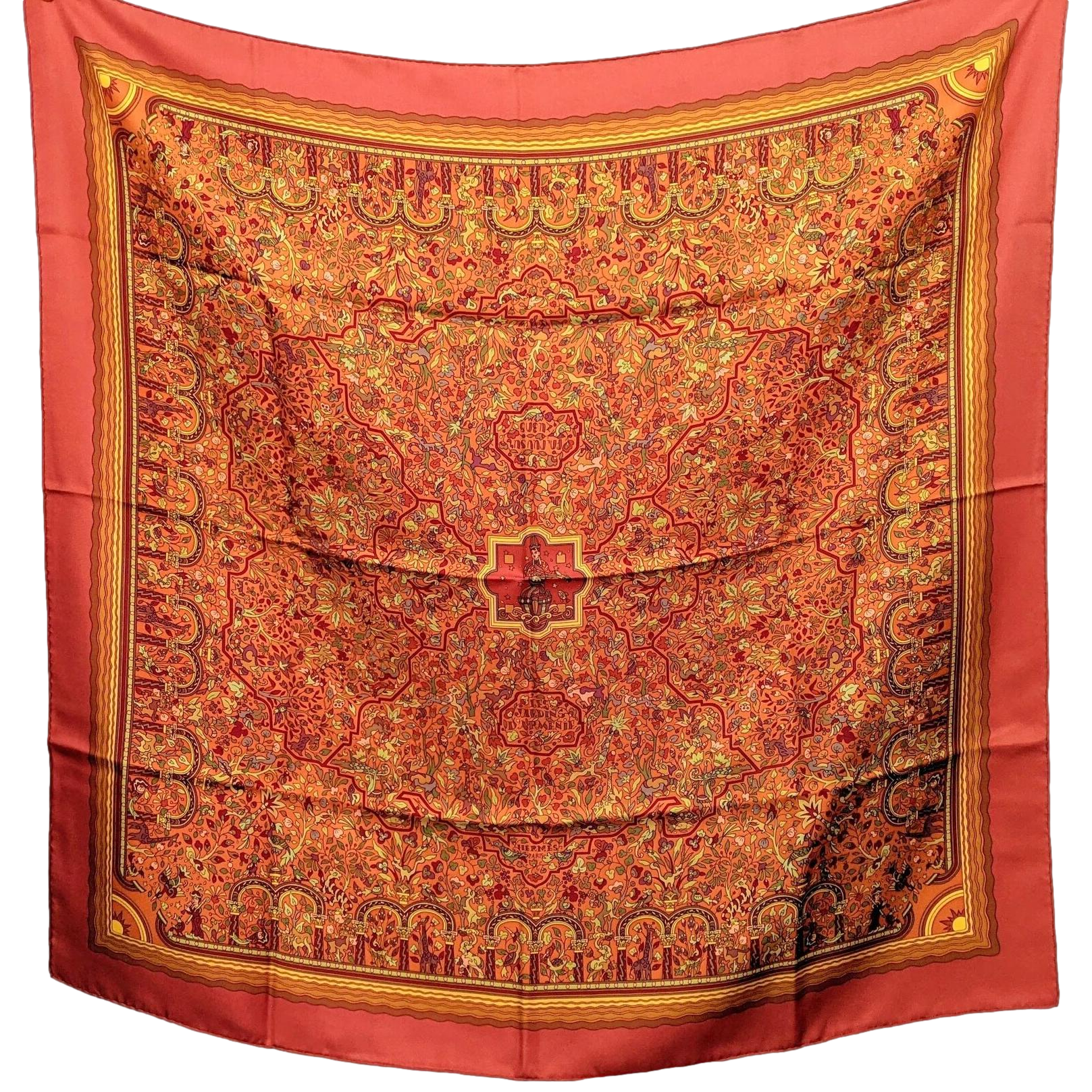 Hermes 2005 JARDINS D'ARMENIE by Karen Petrossian Twill 90cm