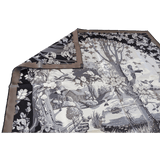 HERMES 2009 Jardins de la Nouvelle Angleterre Silk Scarf 90 x 90 cm