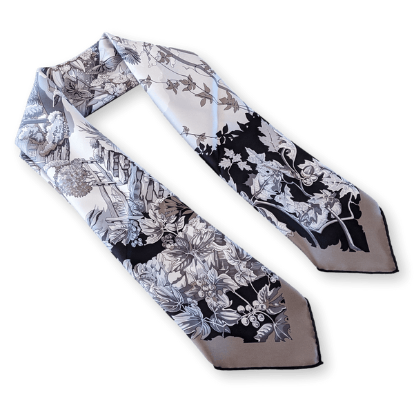 HERMES 2009 Jardins de la Nouvelle Angleterre Silk Scarf 90 x 90 cm