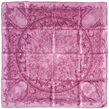 HERMES 2010 Jardins des Metamorphoses by Francoise Houtin Twill Silk Scarf 90 X 90 CM