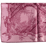 HERMES 2010 Jardins des Metamorphoses by Francoise Houtin Twill Silk Scarf 90 X 90 CM