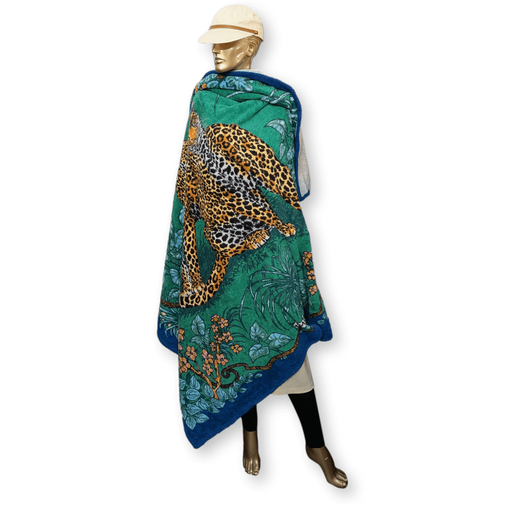 HERMES Robert Dallet Jungle Love California XXL Beach Towel 148 x 220 cm