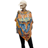 HERMES Kawa Ora by Te Rangitu Netana Cashmere Shawl 140 x 140 cm