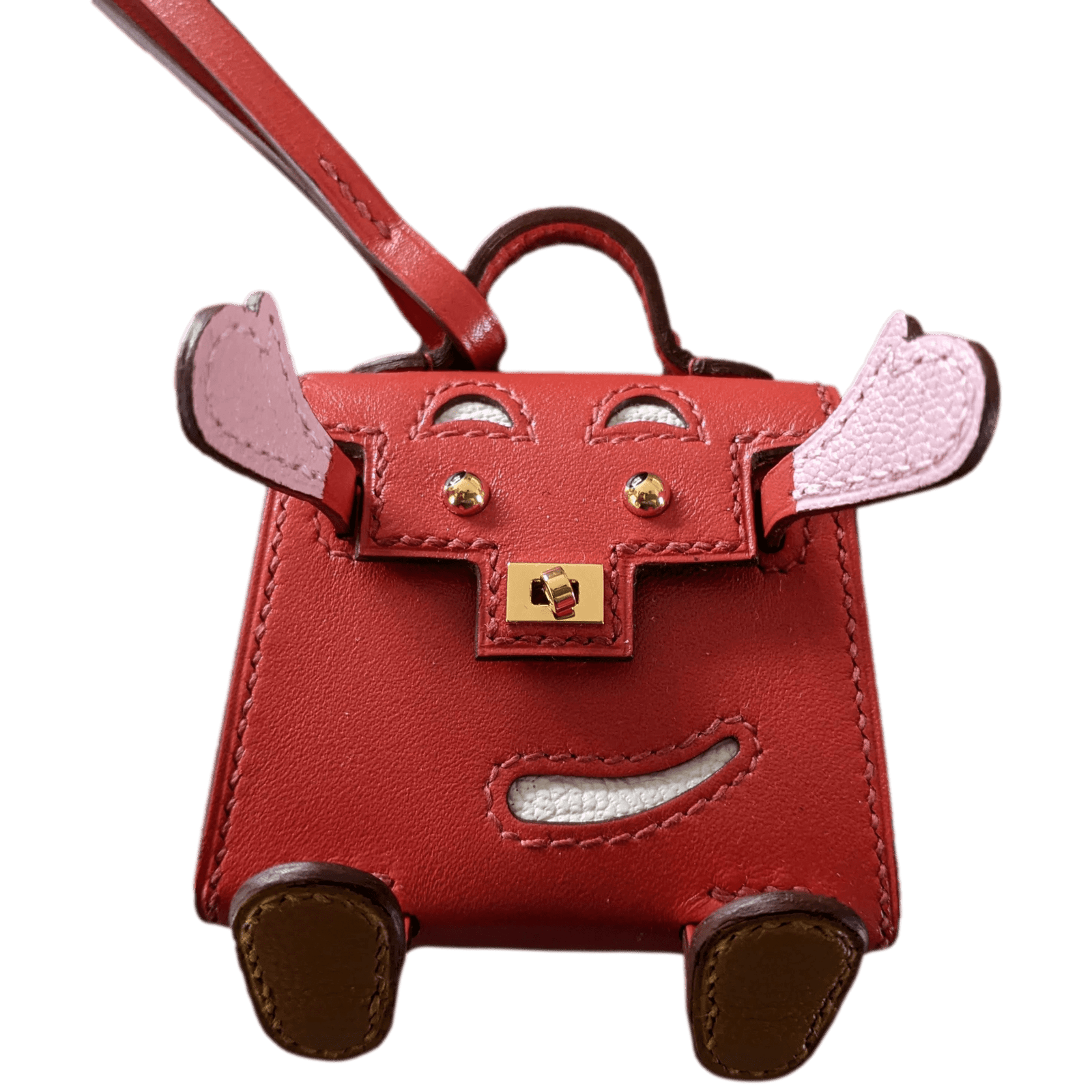 HERMES KELLYDOLE Kelly Doll Limited Veau Tadelakt Bag Charm, NIB HERMES KELLYDOLE Kelly Doll Limited Veau Tadelakt Bag Charm, NIB