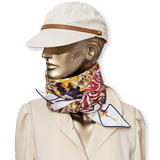 HERMES La Promenade de Platon Twill 90 Scarf 